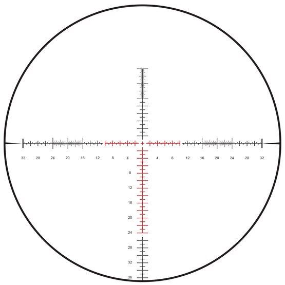 50mm Illuminated SCR MOA Reticle